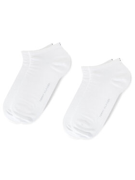 Tommy Hilfiger Tommy Hilfiger Krátke ponožky 343024001 Biela