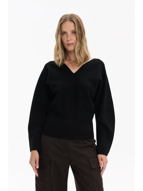 Deni Cler Milano Deni Cler Milano Sweter T-DC-S465-F5-90-90-1 Czarny Regular Fit