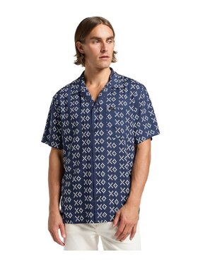 Lee Lee Koszula 112364143 Granatowy Relaxed Fit