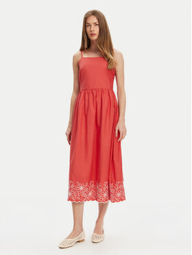 United Colors Of Benetton United Colors Of Benetton Sommerkleid 4KUSDV0B7 Rot Regular Fit