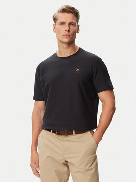 Beverly Hills Polo Club Beverly Hills Polo Club Тишърт P-SS26M-TS0002 Тъмносин Regular Fit