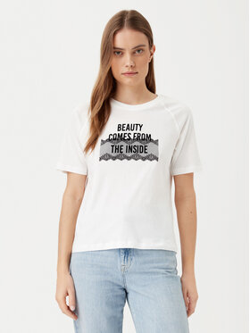 JDY JDY T-Shirt Nina 15342612 Λευκό Loose Fit