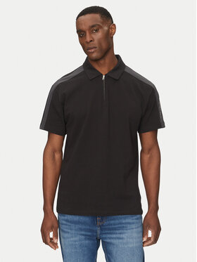 Calvin Klein Jeans Calvin Klein Jeans Polo Logo Tape J30J327240 Czarny Regular Fit