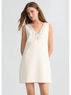 Liu Jo Liu Jo Vestito da giorno CA5078T2527X0659 Bianco Regular Fit