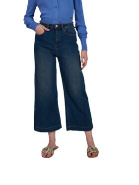 Yes Zee Yes Zee Jeansy Jeans donna Granatowy Regular Fit