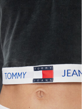 Tommy Jeans Majica Dugih Rukava UW0UW04734 Siva