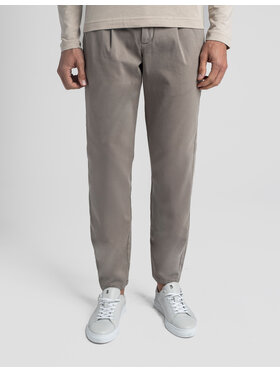 Borgio Borgio Spodnie materiałowe montieri_gi Szary Comfort Fit