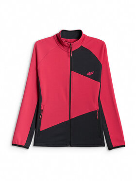 4F 4F Bluza TREKKING Czarny Slim Fit