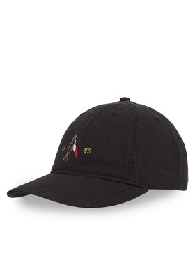 Tommy Hilfiger Tommy Hilfiger Cap Seasonal Flag Wash 6 Panel Cap AM0AM13348 Schwarz