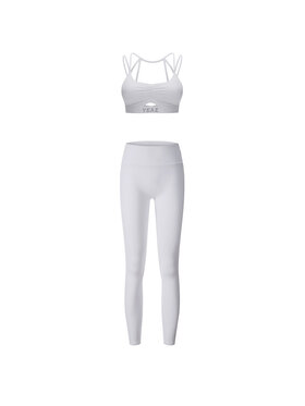 Yeaz Yeaz Komplet top i legginsy HORIZON Biały Slim Fit
