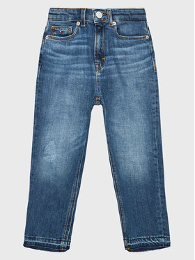 Tommy Hilfiger Tommy Hilfiger Jeansy Foam Dye KG0KG07001 D Niebieski Tapered Fit