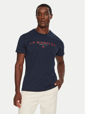 La Martina La Martina T-shirt ZMR007 JS206 Tamnoplava Regular Fit