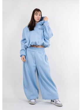 DKaren Sport DKaren Sport Komplet bluza, bluzka i spodnie EqB27 001 Błękitny Classic Fit