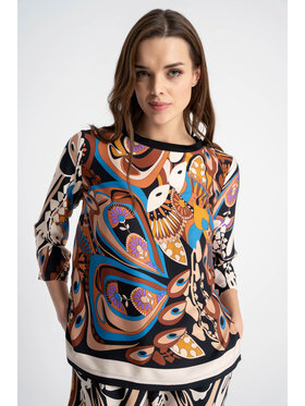CLICK CLICK Bluzka 10-6821 Kolorowy Regular Fit