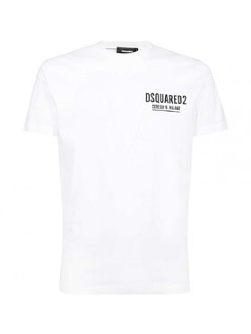 Dsquared2 Dsquared2 Tričko S71GD1116 Biela Slim Fit
