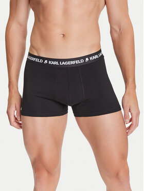 KARL LAGERFELD KARL LAGERFELD Set od 3 para bokserica A3M47014 Crna