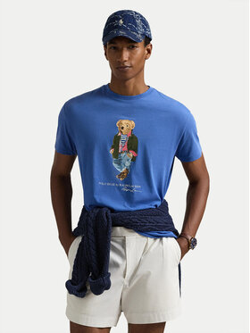 Polo Ralph Lauren Polo Ralph Lauren T-Shirt 710958193001 Niebieski Regular Fit