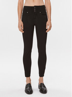 Fransa Fransa Spodnie materiałowe 20608336 Czarny Slim Fit