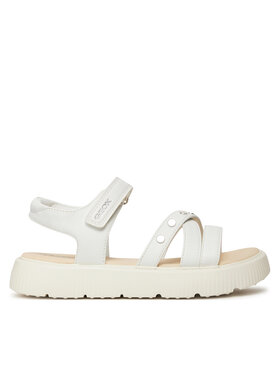 Geox Geox Sandale J Sandal Kodette Gir J45DBI 0003W C1000 D Bijela
