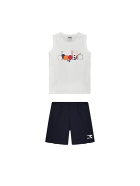Diadora Diadora Zestaw JB.SET SL KICK Biały Regular Fit
