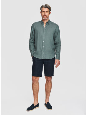 Pako Lorente Pako Lorente Szorty materiałowe P26SF-WS-006 Granatowy Classic Fit