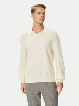 BOSS BOSS Pullover H-Lomarino 50565511 Creme Regular Fit