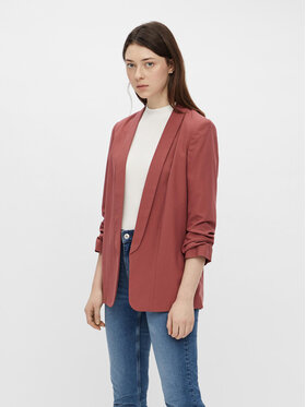 Pieces Pieces Marynarka 17090996 Czerwony Regular Fit