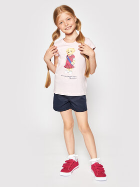 Polo Ralph Lauren Polo Ralph Lauren Тишърт Bear 312838265002 Розов Regular Fit