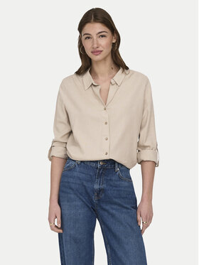 ONLY ONLY Košeľa Goa 15363991 Béžová Loose Fit