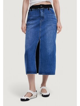 Desigual Desigual Φούστα FAL_CERVANTES Μπλε Long Fit