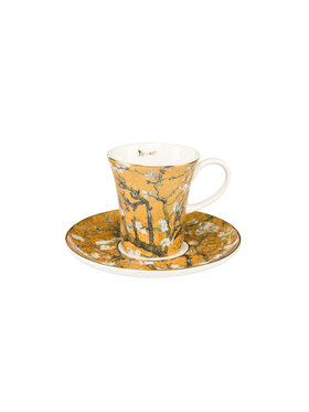 Goebel Goebel Filiżanka do espresso V. van Gogh - Drzewo migdałowca Złoty