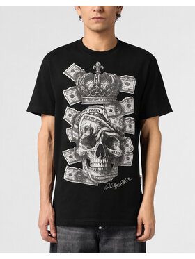 PHILIPP PLEIN PHILIPP PLEIN Tričko 31297 Čierna Regular Fit