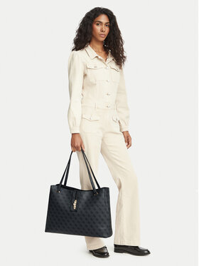 Guess Guess Rankinė Yvonne Logo Travel TWLB23 78024 Tamsiai pilka