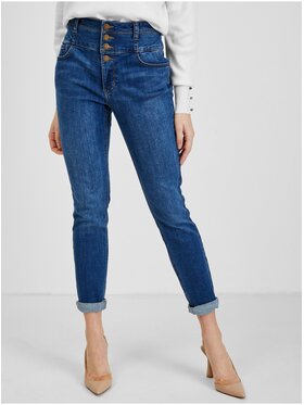 Orsay Orsay Jeansy 311867-548000__34 Granatowy Skinny Fit