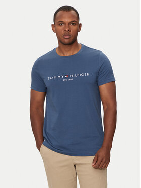Tommy Hilfiger Tommy Hilfiger T-shirt Logo MW0MW11797 Plava Slim Fit