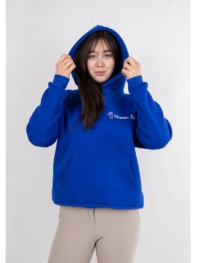 DKaren Sport DKaren Sport Bluza Eq 001 Niebieski Classic Fit