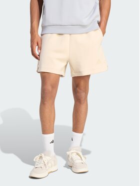 adidas adidas Szorty materiałowe 158908 Beżowy Loose Fit