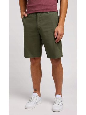 Lee Lee Szorty materiałowe XC Weltpocket Short Zielony Regular Fit