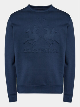 La Martina La Martina Fleece Quadrilatere WMF003 FP557 Σκούρο μπλε Regular Fit