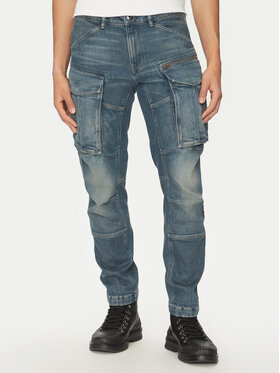 G-Star Raw G-Star Raw Blugi Rovic Zip 3D D23077-D775 H139 Albastru Regular Fit
