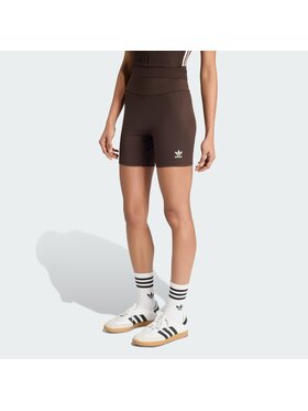 adidas adidas Szorty materiałowe 159597 Brązowy Fitted Fit