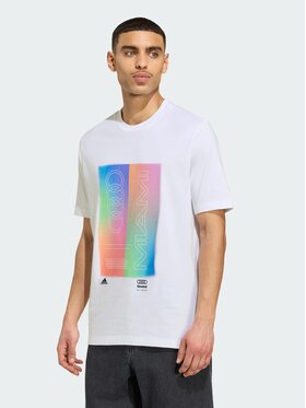 adidas adidas T-Shirt 164396 Biały Regular Fit