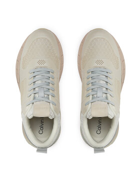 Calvin Klein Tenisice Lace Up Runner - Caged HW0HW01996 Écru