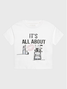 Guess Guess T-Shirt J3RI30 KB7T0 Biały Regular Fit