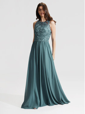 Hey Kyla Hey Kyla Abendkleid 5AG046HK Grün Regular Fit