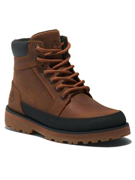 Timberland Pohodni čevlji Courma Kid Boot W/ Rand TB0A5XJ9F131 Rjava