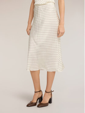 Motivi Motivi Spódnica midi 1090Q001282N0V2 Biały Regular Fit
