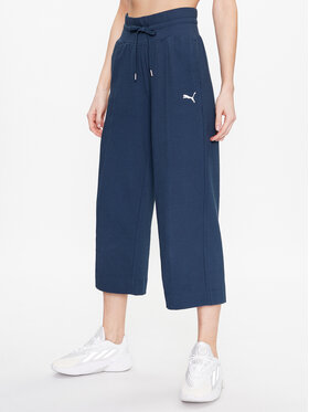 Puma Puma Ženske hlače Her 673113 Tamnoplava Relaxed Fit