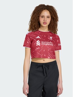 adidas adidas Koszulka techniczna 169426 Czerwony Regular Fit
