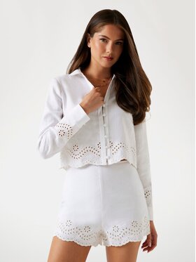 Guess Guess Top 176867 Biały Classic Fit